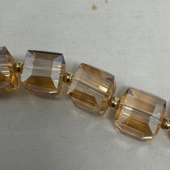 NWT Natasha double stranded iridescent bead necklace - Picture 4 of 6